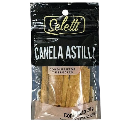 CANELA ASTILLA SELETTI 20G ZIPPER
