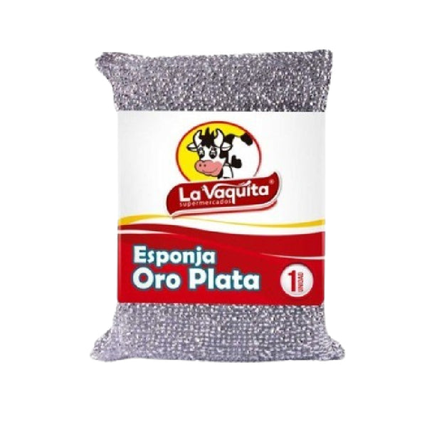 ESPONJA ORO PLATA LA VAQUITA
