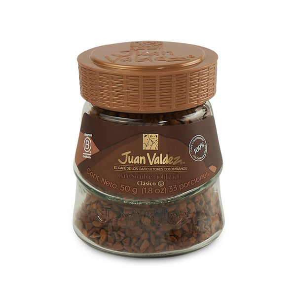 CAFE JUAN VALDEZ 50G LIOFILIZADO CLASICO