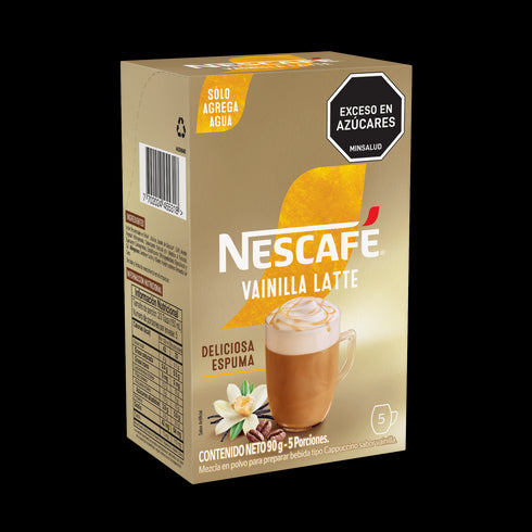 CAFE NESCAFE 5U 90G LATTE VAINILLA