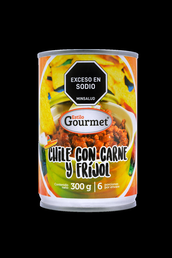 CHILE ESTILO GOURMET 300G CON CARNE