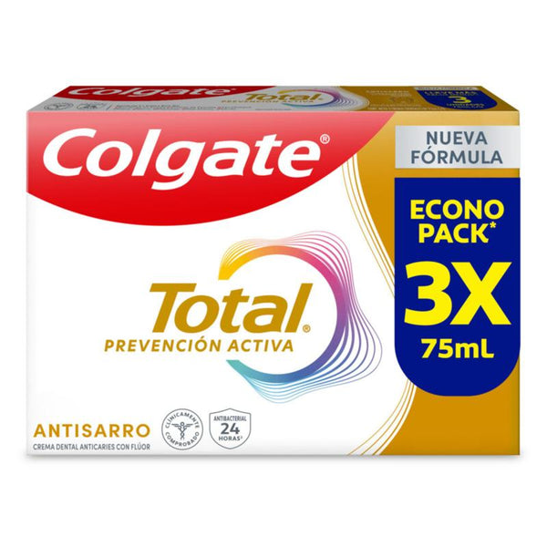 CREMA COLGATE 3U 225ML TOTAL ANTI SARRO