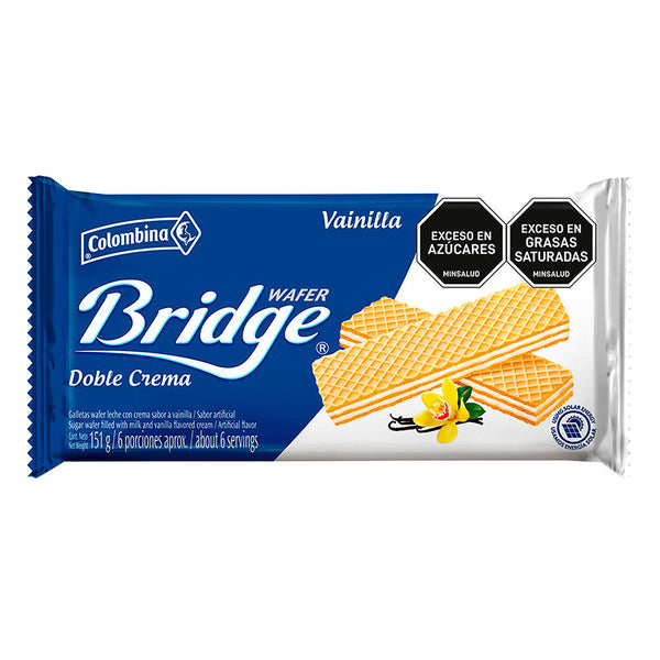 GALLETA BRIDGE 151G TACO VAINILLA