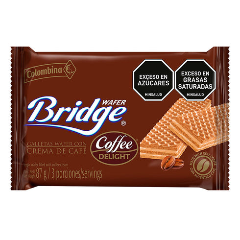 GALLETA BRIDGE 87G MINITACO COFFEE DE