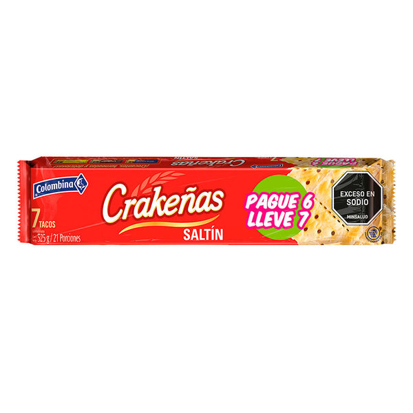 GALLETA CRAKENAS 525G PAGUE 7U