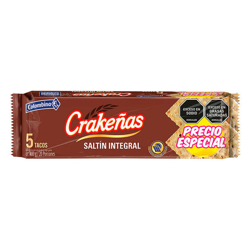 GALLETA CRAKENAS 5U 480G INTEGRAL PE
