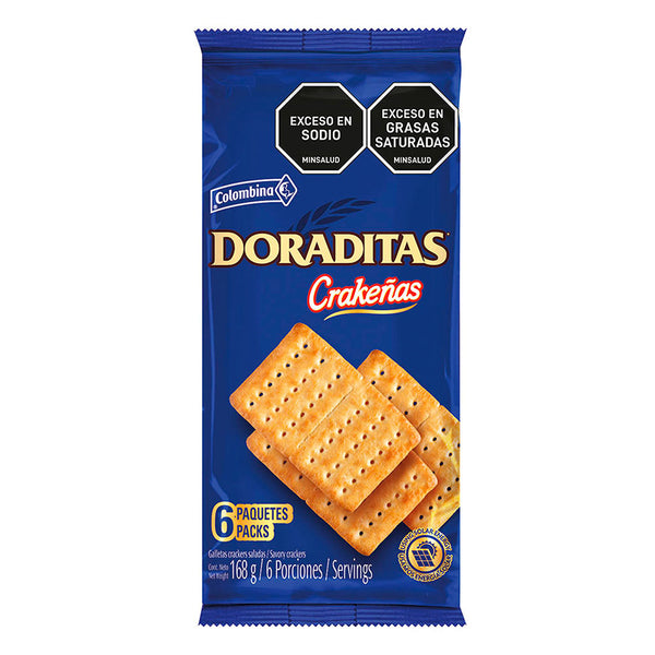 GALLETA CRAKENAS 6U 168G DORA