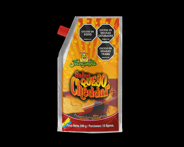 SALSA QUESO CHEDDAR JUANCAMOLE 200G
