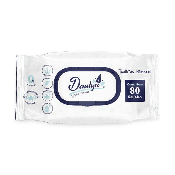 TOALLAS HUMEDAS DAULYN 80U