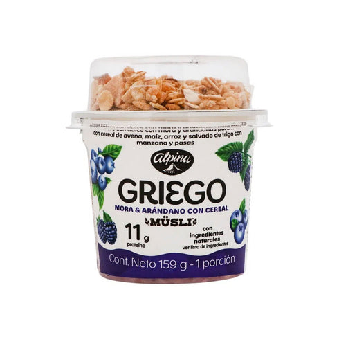 YOGURT GRIEGO ALPINA 159G C/FRU CEREAL