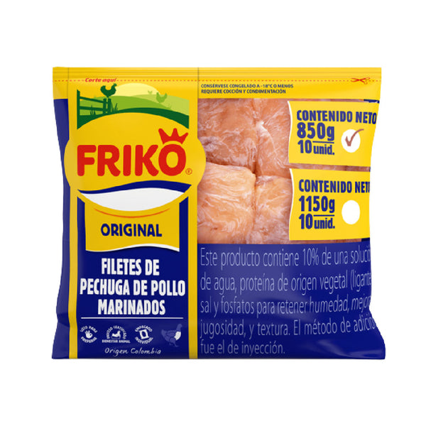 FILETE PECHUGA FRIKO 10U 850G