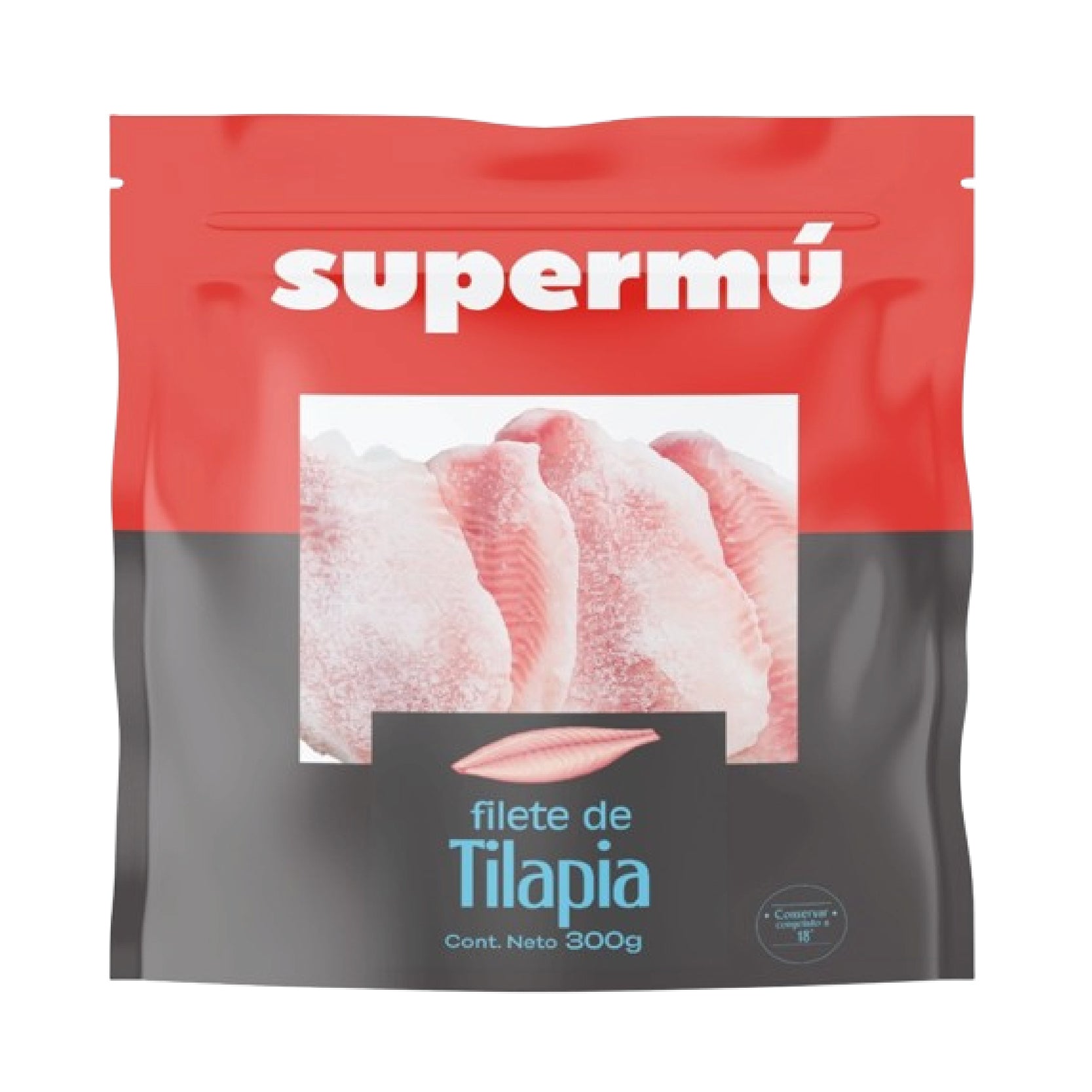 FILETE DE TILAPIA SUPERMU 350G
