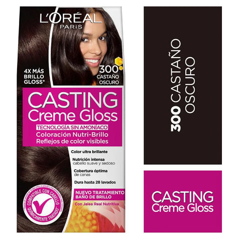 TINTURA CASTING LOREAL 300 CASTAÑO OSCUR