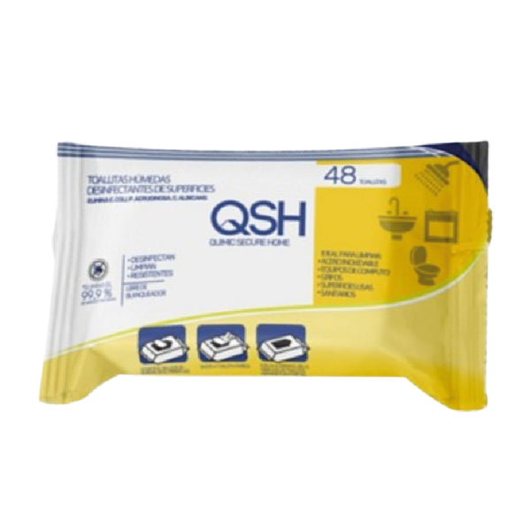 TOALLAS DESINFECTANTES QUIMIC SECURE 50U