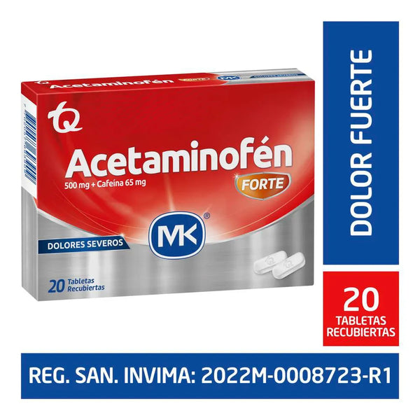 ACETAMINOFEN MK 20U FORTE