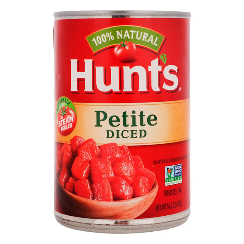 tomate hunts 411g petit diced