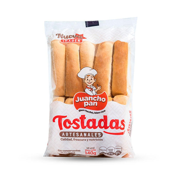 tostada juanchopan 10u 140g