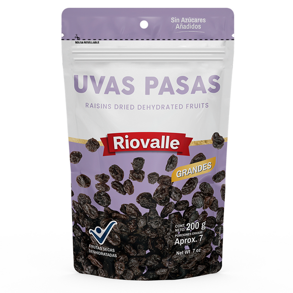 UVAS PASAS RIOVALLE 200G
