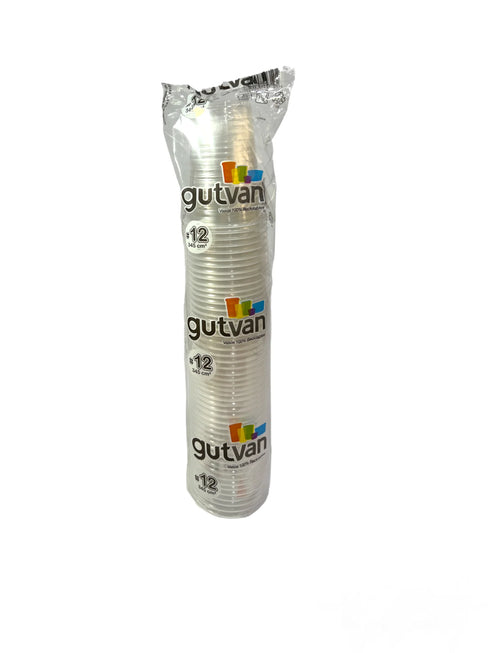 VASO GUTVAN 50U 12OZ TRASPARENTE
