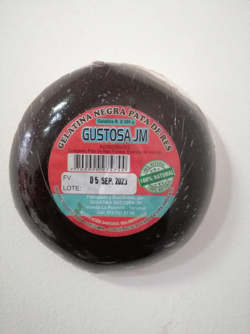 GELATINA NEGRA 300G LA GUSTOSA