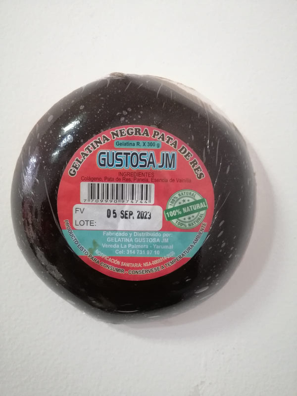 GELATINA NEGRA 300G LA GUSTOSA