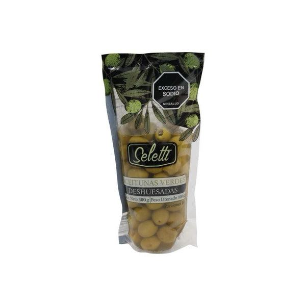 ACEITUNAS VERDES SELETTI 300G DESHUESADA
