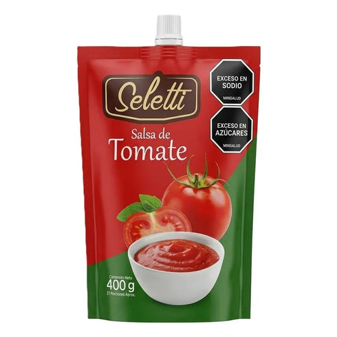 SALSA TOMATE SELETTI 400G DOY PACK