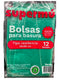 BOLSA SUPERMU 12U 65X80 VERDE RECICLAJE