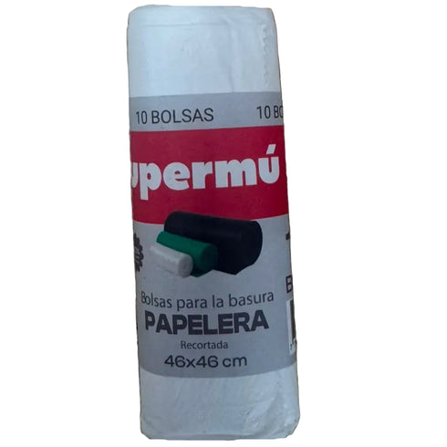 BOLSA BASURA SUPERMU 10U 46X46 ROLLO