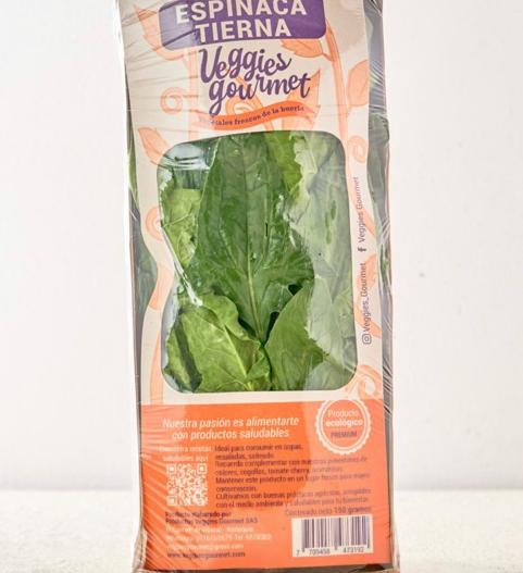 ESPINACA TIERNA VEGGIES 150G ECO BD