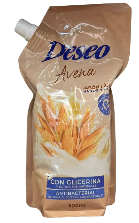 JABON LIQ DESEO 500ML AVENA DOYPACK