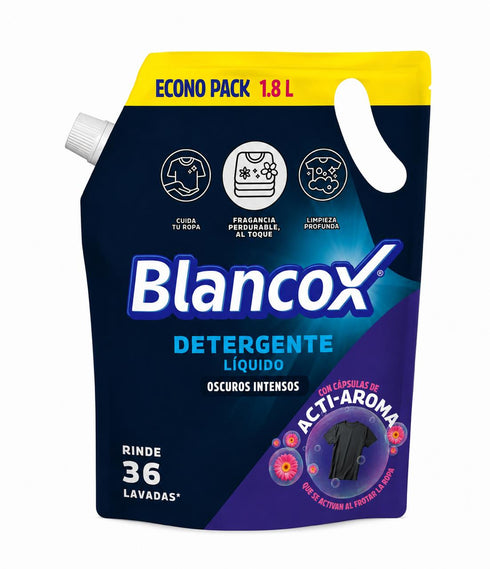 DETERGENTE LIQUIDO BLANCOX 1800ML ROPA OSCUR