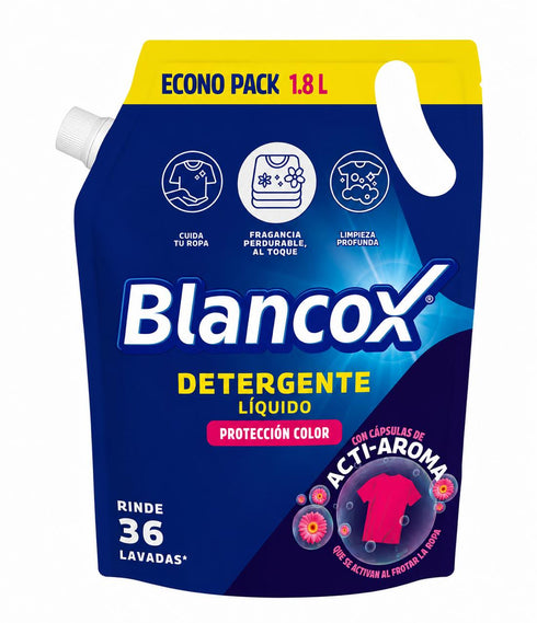 DETERGENTE LIQUIDO BLANCOX 1800ML ROPA REGUL