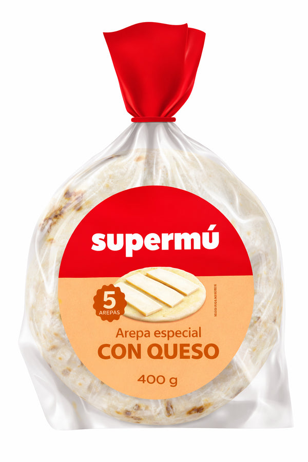 AREPA SUPERMÚ 5U 400G ESPECIAL/QUESO