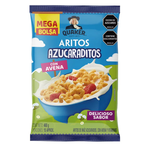 CEREAL QUAKER 460G ARITOS AZUCARADOS