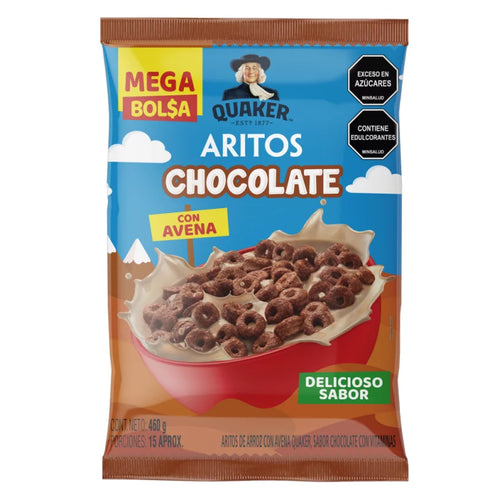 CEREAL QUAKER 460G ARITOS CHOCOLATE