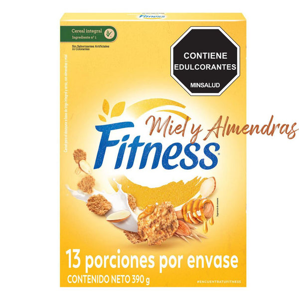 cereal fitness 390g miel y almendras