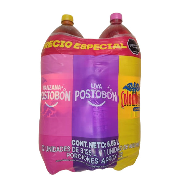 GASEOSA POSTOBON 2U 3125L