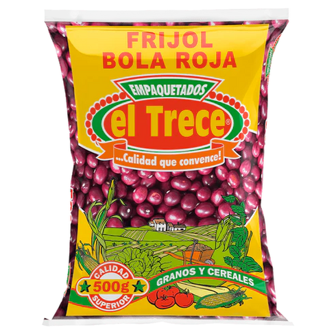 FRIJOL EL TRECE 500G BOLA ROJA