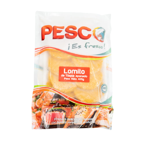 LOMITO TILAPIA PESCO 425G APANADO