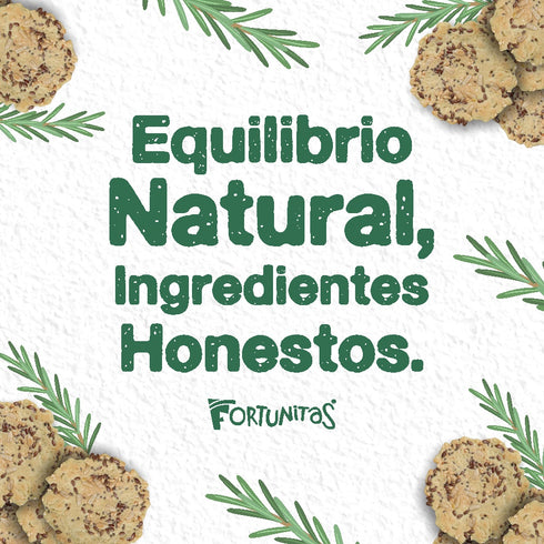 GALLETAS FORTUNITAS 90G CRACKERS ARROZ, SEMILLAS Y ROMERO
