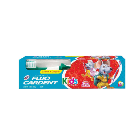 CREMA FLUOCARDENT KIDS 55G + CEPILLO