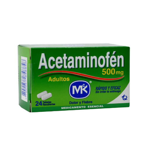 ACETAMINOFEN MK 24U 500MG