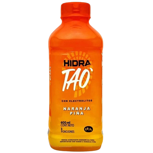 BEBIDA HIDRATANTE TAO 600ML NARANJA PINA