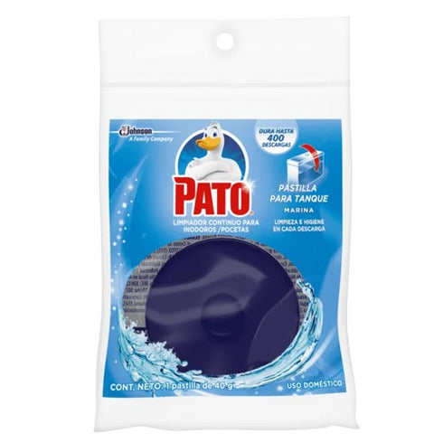 PASTILLA TANQUE PATO 40G AZUL BOLSA