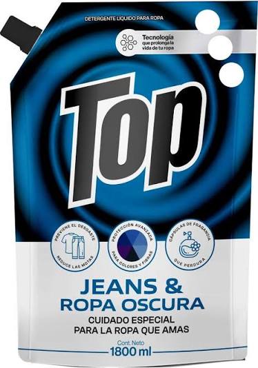 DETERG LIQ TOP TERRA 1800ML JEAN/R.OSCUR