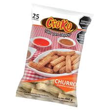 CHURROS CROKO 25U 460G NATURAL COCTEL