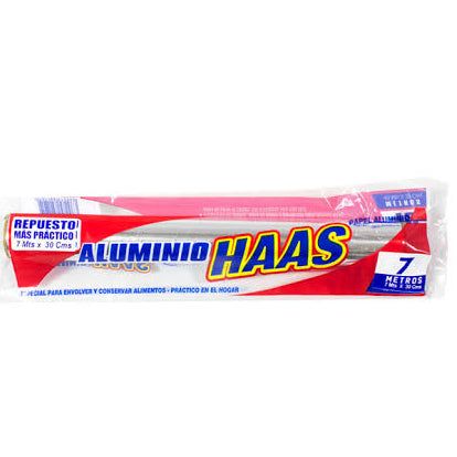 PAPEL ALUMINIO HAAS 7M