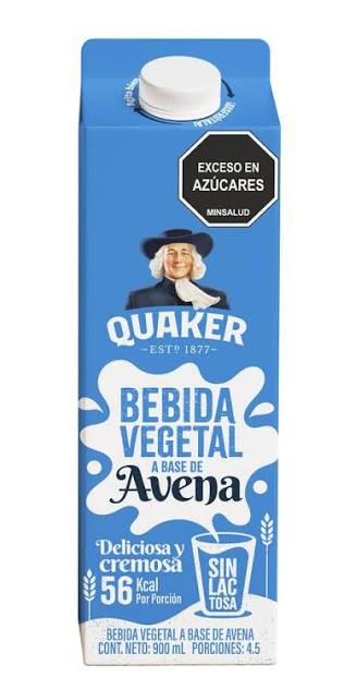 BEBIDA VEGETAL QUAKER 900ML BASE AVENA
