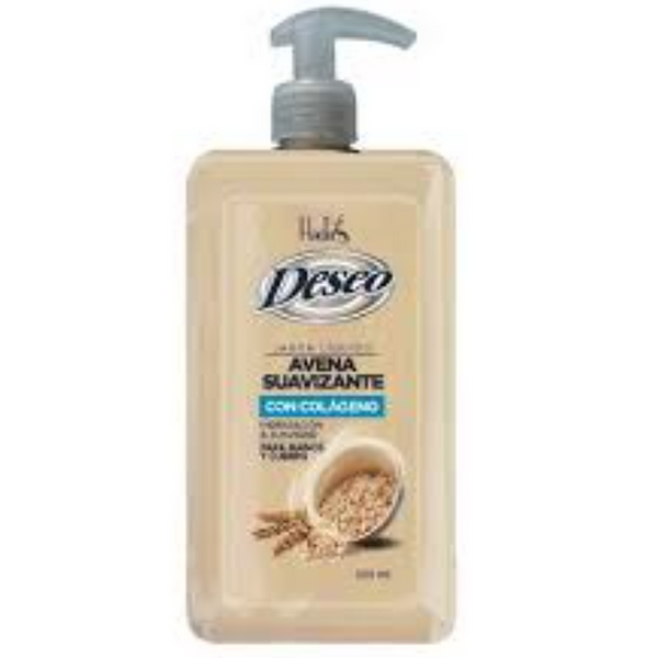 JABON LIQ DESEO 500ML AVENA BOTELLA